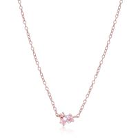 Synthetic Morganite Necklace by Reign
