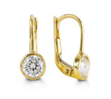 10K Gold Birthstone Earrings