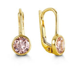 10K Gold Birthstone Earrings