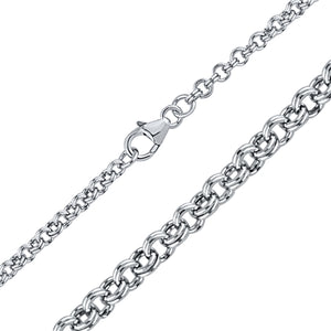 Sterling Silver Double Rolo Chain | 16"
