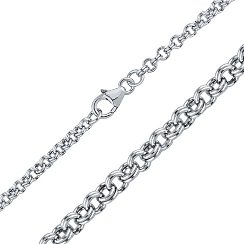 Sterling Silver Double Rolo Chain | 16