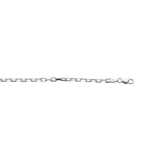 Sterling Silver Anchor link Chain | 18"