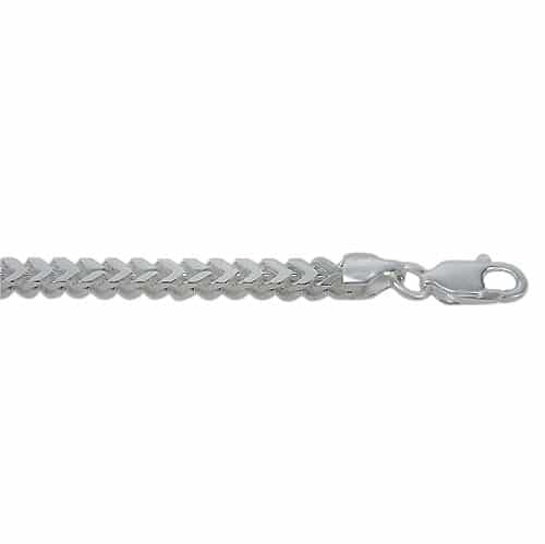 Sterling Silver Franco link Chain | 22