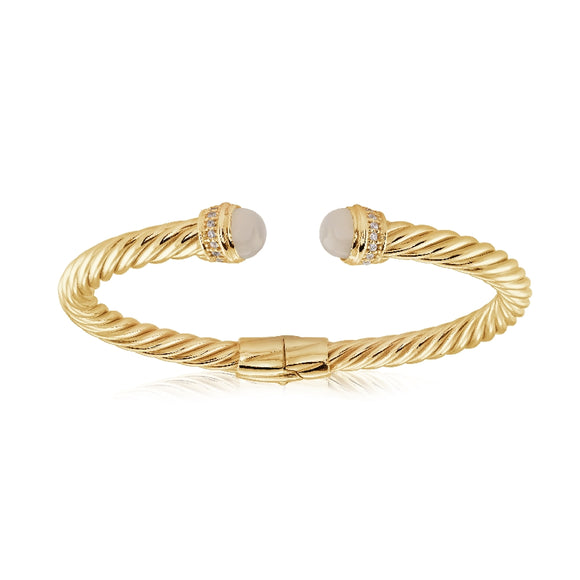 Sterling Silver Bangle Miss Mimi Available at The Vault Fine Jewellery 