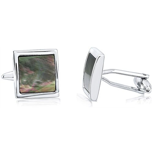 Black Mother of Pearl Cuff Links