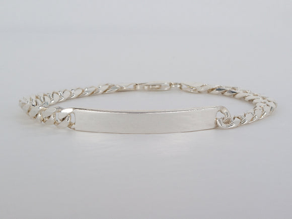Sterling Silver ID bracelet Available at The Vault Fine Jewellery 