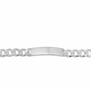 Sterling Silver ID Bracelet | 8"