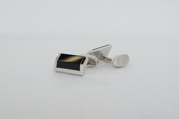 Brass Rhodium Plated Cufflinks Available at The Vault Fine Jewellery 