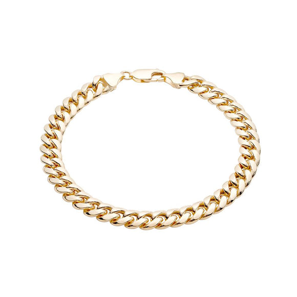 Gold Plated Cuban Link Bracelet | 9