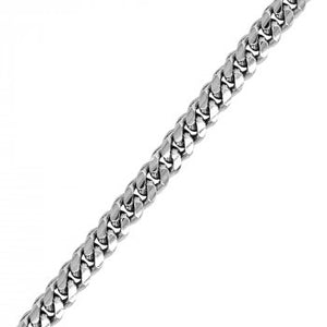 Sterling Silver Cuban Link Chain 20"