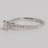 0.31 Genuine Diamond Engagement Ring