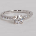 0.31 Genuine Diamond Engagement Ring