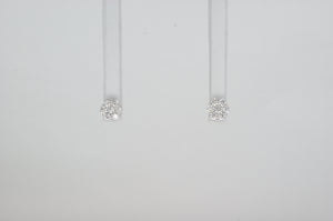 14k Diamond Earrings Available at The Vault Fine Jewellery 