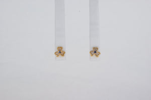 Gold plated Clover Earrings Available at The Vault Fine Jewellery 