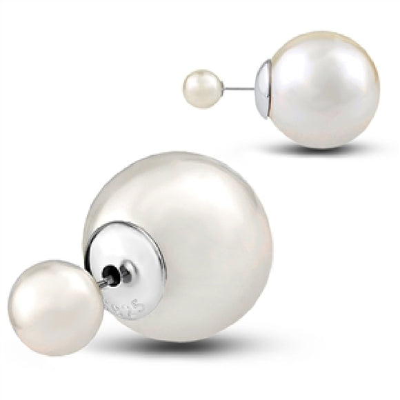 Sterling Silver Pearl Earrings  Available at The Vault Fine Jewellery 