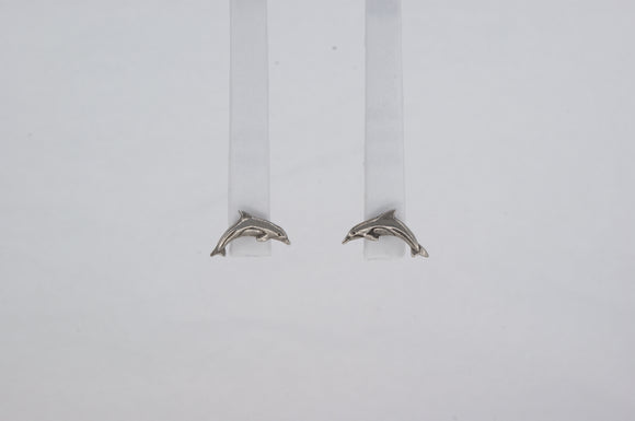 Pewter Earrings Dolphin Availabel at The Vault Fine Jewellery 