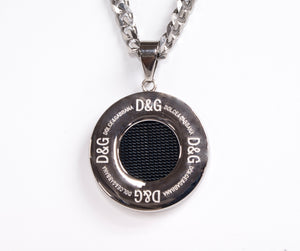 Stainless Steel Round Dolce and Gabbana Pendant