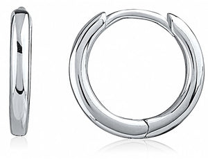 Sterling Silver Small Huggie Earrings