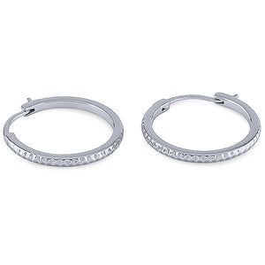 Sterling Silver Hoop Earrings