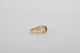 18K Yellow Gold Ammolite Ring