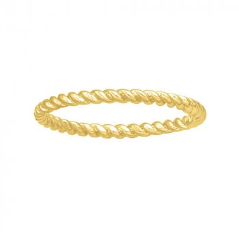 10K Yellow Gold Rope Ring