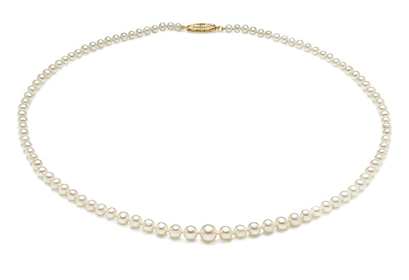 Graduated Freshwater Pearl Strand Necklace | 18