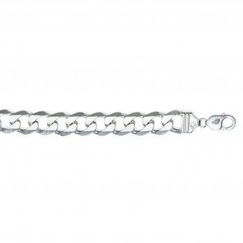 Sterling Silver Curb link Bracelet | 9