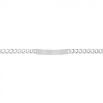 Sterling Silver Curb ID Bracelet | 7"