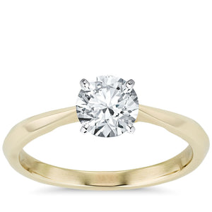 1.01ct Genuine Diamond Solitaire Engagement Ring