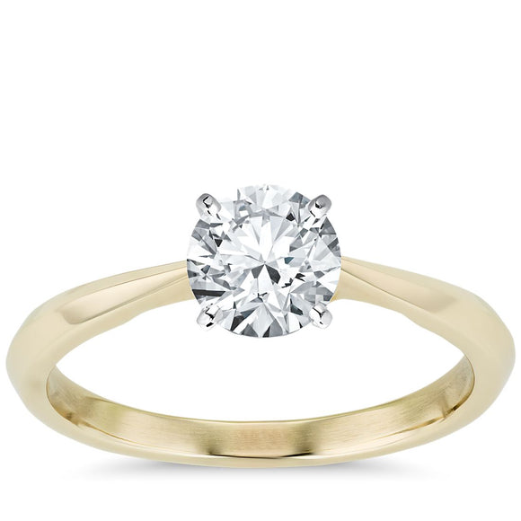1.01ct Genuine Diamond Solitaire Engagement Ring