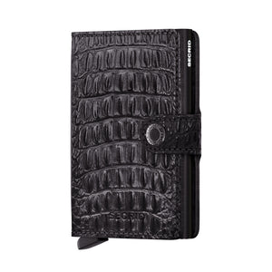 Nile Black Miniwallet by Secrid