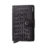 Nile Black Miniwallet by Secrid