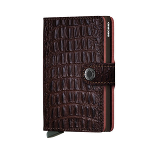 Nile Brown Miniwallet by Secrid