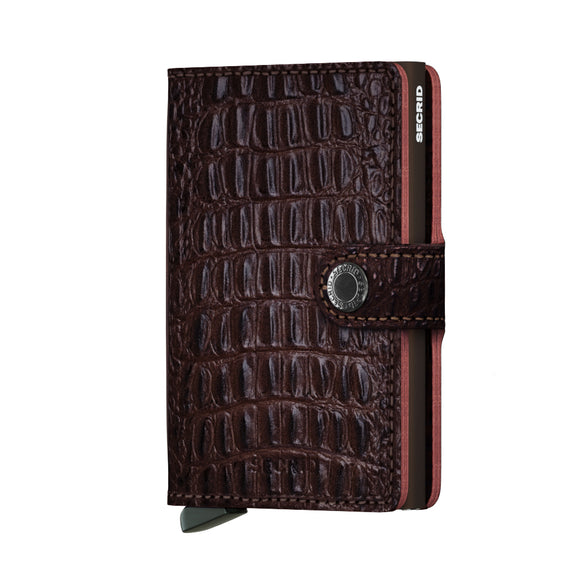 Nile Brown Miniwallet by Secrid