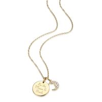 Gold Plated "To the Moon and Back" Pendant by Reign