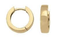14K Yellow Gold Single Huggie