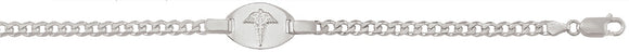 Sterling Silver Medic Alert Bracelet | 7.5