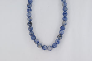 Blue Jasper Beads Necklace Availabel at The Vault Fine Jewellery 