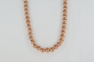 Sterling Silver Rose Gold Plated Necklace Availabel at The Vault Fine Jewellery 