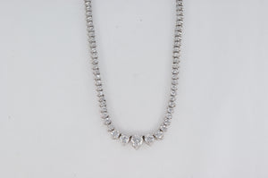 Sterling Silver Cubic Zirconia Necklace Miss Mimi Availabel at The Vault Fine Jewellery 