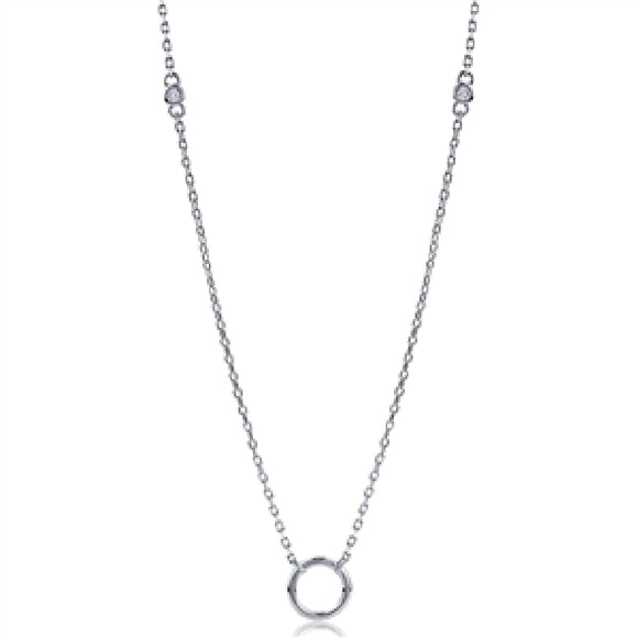 Sterling Silver Cubic Zirconia Necklace Availabel at The Vault Fine Jewellery 