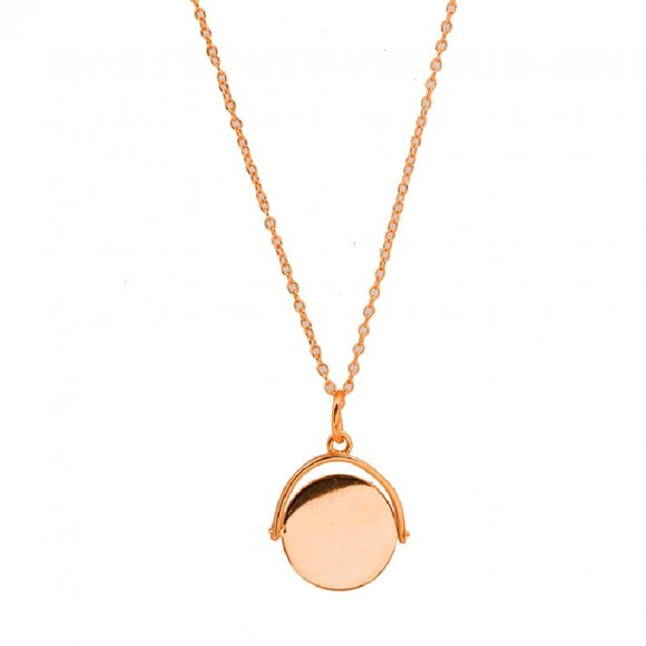 Sterling Silver Rose Gold Necklace Availabel at The Vault Fine Jewellery 
