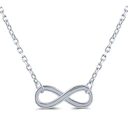 Sterling Silver Infinity Symbol Necklace | 18