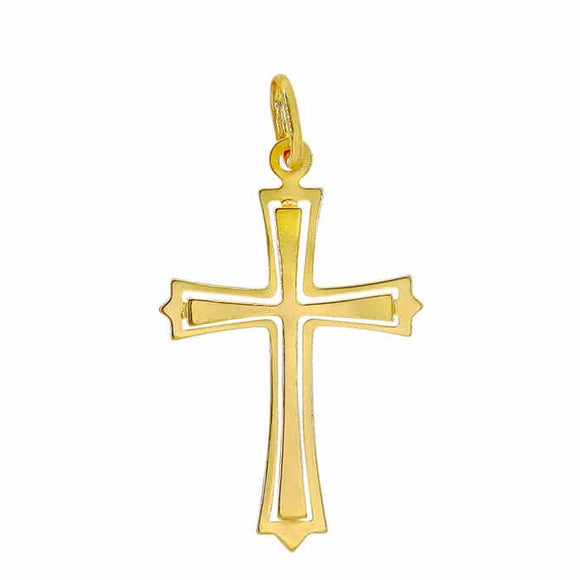 10K Yellow Gold Cross Pendant