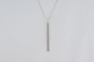 Sterling Silver Bar Pendant Availabel at The Vault Fine Jewellery 