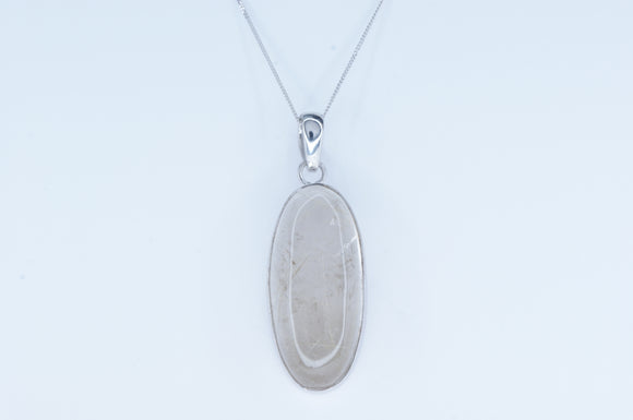 Rutilated Quartz Sterling Silver Pendant Availabel at The Vault Fine Jewellery 