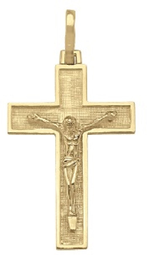 10K YG
Flat Crucifix
1.36g
TEC