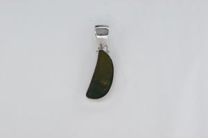 Sterling Silver Ammolite Pendant Necklace Availabel at The Vault Fine Jewellery 