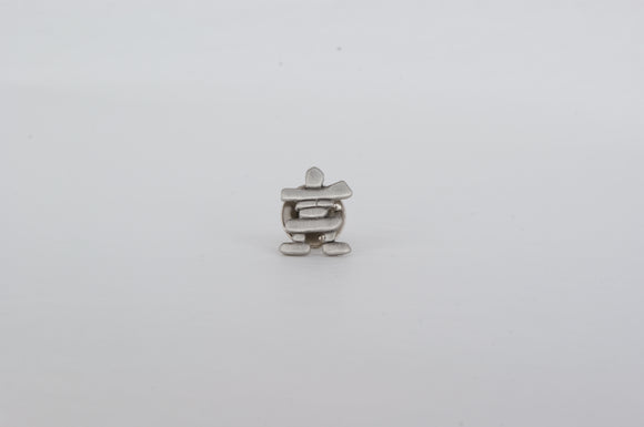 Chelsea Pewter Inukshuk Pin Tie Pin Availabel at The Vault Fine Jewellery 