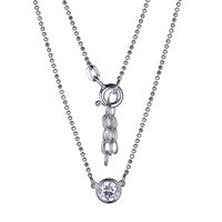 Sterling Silver Cubic Zirconia Necklace by Reign